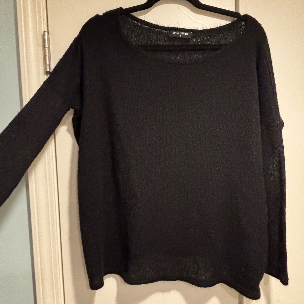 Black sheer sweater